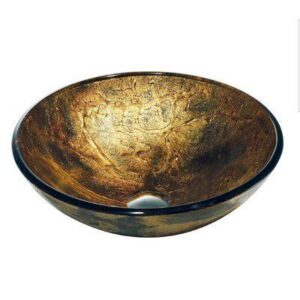 Copper Shapes Glass Vessel Bathroom Sink Vigo Model number VG07024