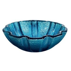 VIGO Vessel Sink Mediterranean Seashell Glass