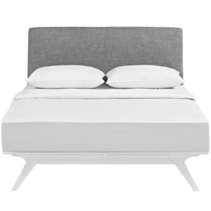 Modway MOD-5765-WHI-GRY Tracy Full Bed