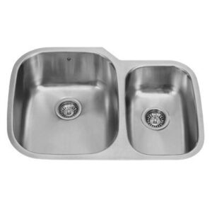 Vigo VG3021LK1 30-inch Undermount Stainless Steel Kitchen Sink, Grid and Two Strainers