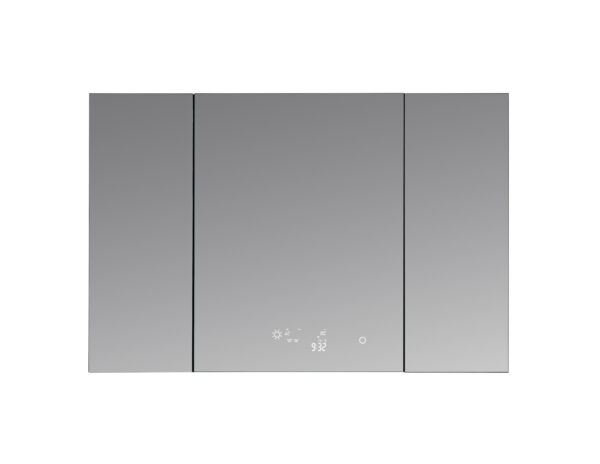 Savera 48 W x 32 H Recessed or Surface-Mount LED Mirror Medicine Cabinet with Defogger