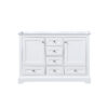 Dukes 48 in. W x 22 in. D White Double Bath Vanity