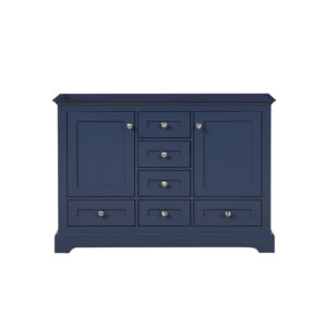 Dukes 48 in. W x 22 in. D Navy Blue Double Bath Vanity