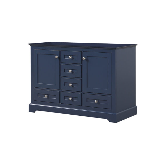 Dukes 48 in. W x 22 in. D Navy Blue Double Bath Vanity