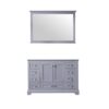 Dukes 48 in. W x 22 in. D Dark Grey Single Bath Vanity and 46 in. Mirror