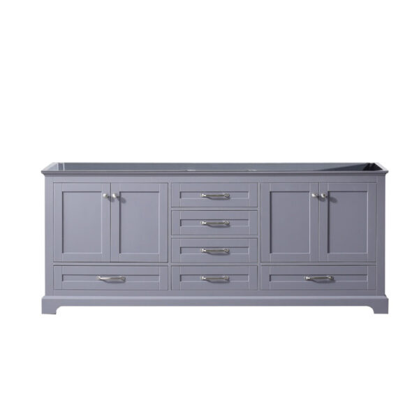 Dukes 80 in. W x 22 in. D Dark Grey Double Bath Vanity