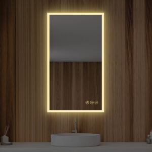 Blossom Beta - 21" LED Mirror Frosted Sides