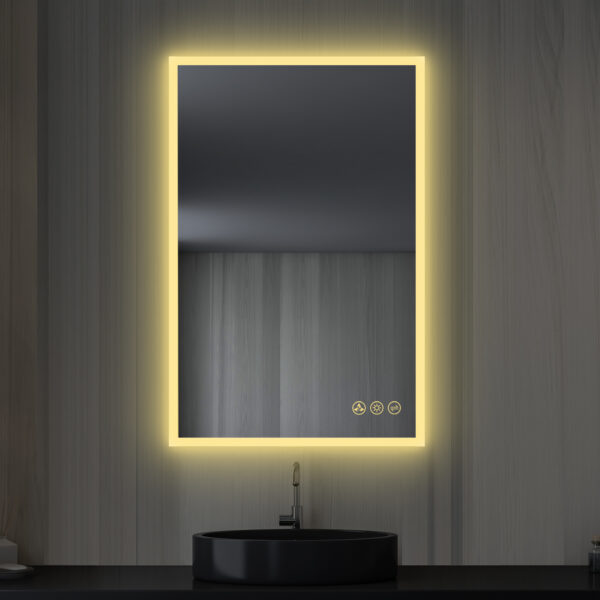 Blossom Beta - 24" LED Mirror Frosted Sides