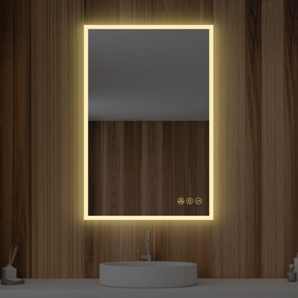 Blossom Beta - 24" LED Mirror Frosted Sides