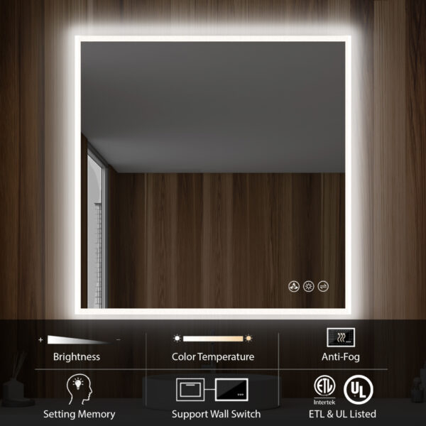 Blossom Beta - 36" LED Mirror Frosted Sides