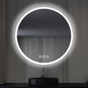 Blossom Orion - 32" Round LED Mirror Frosted Side