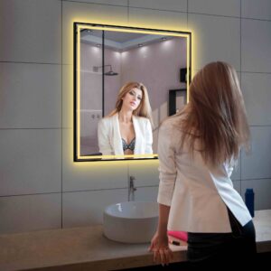 Blossom Stellar - 36" LED Mirror Matte Black Frame