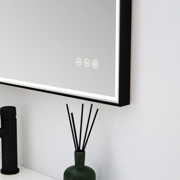 Blossom Stellar - 48" LED Mirror Matte Black Frame