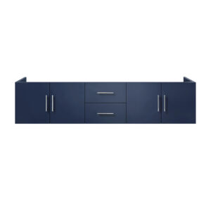 Geneva 80 in. W x 22 in. D Navy Blue Double Bath Vanity