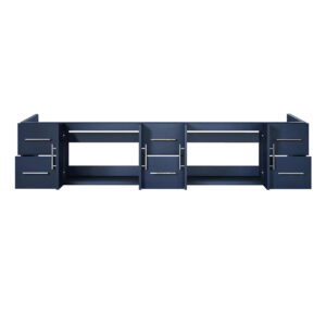 Geneva 84 in. W x 22 in. D Navy Blue Double Bath Vanity