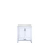 Jacques 30 in. W x 22 in. D White Bath Vanity and Cultured Marble Top