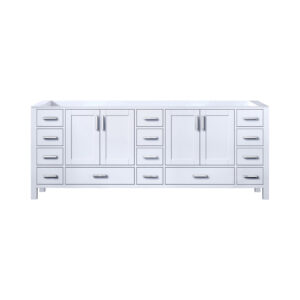 Jacques 84 in. W x 22 in. D White Double Bath Vanity