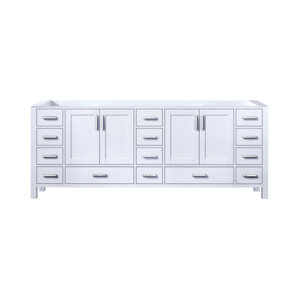 Jacques 84 in. W x 22 in. D White Double Bath Vanity