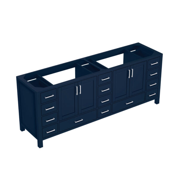 Jacques 84 in. W x 22 in. D Navy Blue Double Bath Vanity