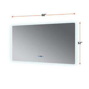 Lugano 60 W x 32 H LED Bathroom Vanity Mirror