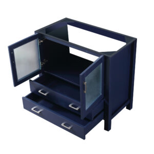 Volez 36W x 18.25D Navy Blue Bath Vanity