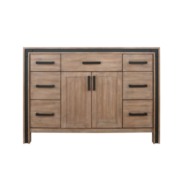 Ziva 48W x 22D Rustic Barnwood Bath Vanity