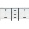 Ziva 84W x 22D White Double Bath Vanity