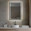 Blossom Stellar - 24" LED Mirror Matte Black Frame