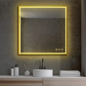 Blossom Stellar - 36" LED Mirror Matte Black Frame