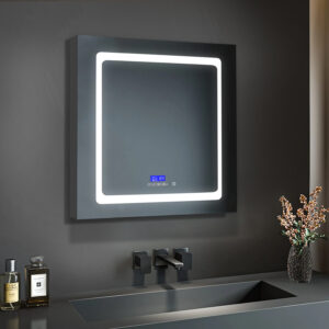 Bracciano 30 W x 32 H Surface-Mount LED Mirror Medicine Cabinet with Defogger