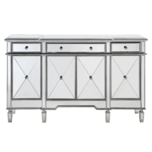 Chans Furniture DH-695-60 60 Inch Mirrored Relection Andrea Hall Console