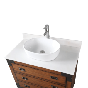 Chans Furniture CF-35535 Akira 36 Inch Vessel Sink Traditional Style Bathroom Vanity