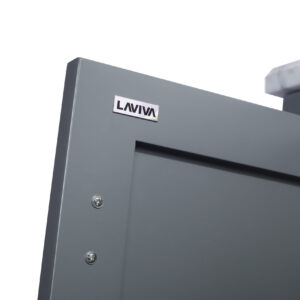 Laviva Wilson 42" Grey Bathroom Vanity with Matte White VIVA Stone Solid Surface Countertop