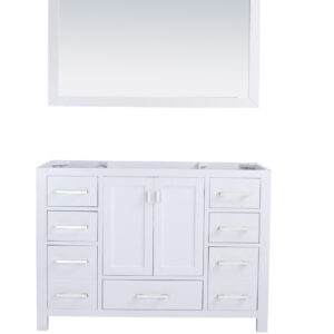 Laviva Wilson 48" White Bathroom Vanity Cabinet