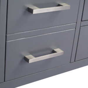 Laviva Wilson 60" Grey Double Sink Bathroom Vanity Cabinet