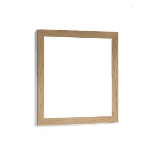 Laviva Sterling 30" Framed Square California White Oak Mirror