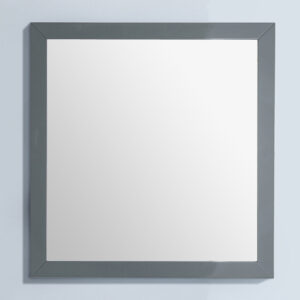 Laviva Sterling 30" Framed Square Grey Mirror