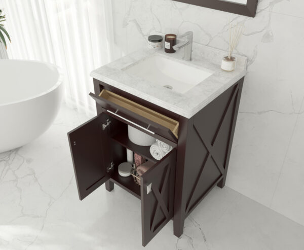 Laviva Wimbledon 24" Brown Bathroom Vanity Cabinet