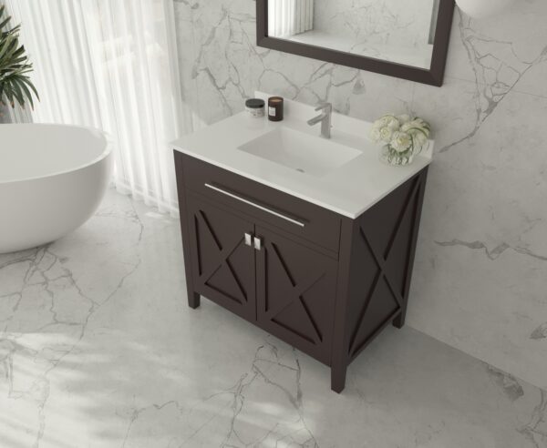 Laviva Wimbledon 36" Brown Bathroom Vanity Cabinet