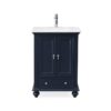 Chans Furniture ZK-9805NB 25 Inch Tennant Brand Gillian Powder Room Bathroom Sink Vanity in Navy Blue