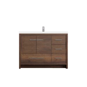 Alya Bath AB-MD642 Sortino 42 Inch Modern Freestanding Bathroom Vanity