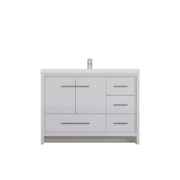 Alya Bath AB-MD642 Sortino 42 Inch Modern Freestanding Bathroom Vanity