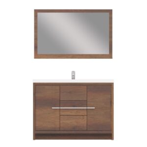 Alya Bath AB-MD648 Sortino 47 1/4 Inch Modern Bathroom Vanity