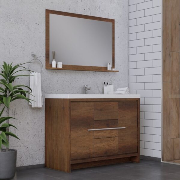 Alya Bath AB-MD648 Sortino 47 1/4 Inch Modern Bathroom Vanity