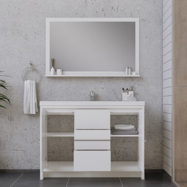 Alya Bath AB-MD648 Sortino 47 1/4 Inch Modern Bathroom Vanity