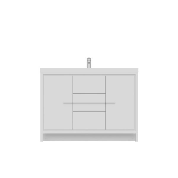 Alya Bath AB-MD648 Sortino 47 1/4 Inch Modern Bathroom Vanity