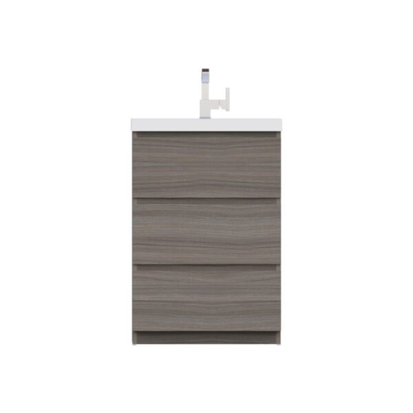 Alya Bath AB-MOA24 Paterno 23 5/8 Inch Modern Freestanding Bathroom Vanity