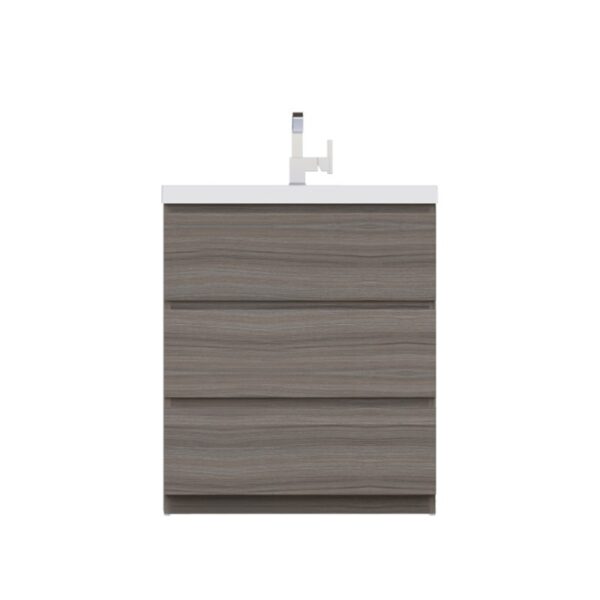 Alya Bath AB-MOA30 Paterno 29 1/2 Inch Modern Freestanding Bathroom Vanity