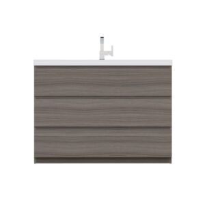 Alya Bath AB-MOA48 Paterno 47 1/4 Inch Modern Freestanding Bathroom Vanity