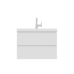 Alya Bath AB-MOF30 Paterno 29 1/2 Inch Modern Wall Mounted Bathroom Vanity